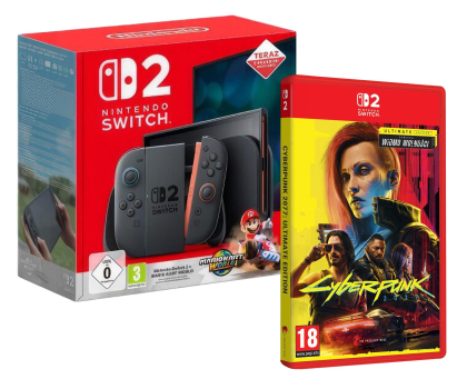 Konsola Nintendo Switch Nintendo Switch 2 + Mario Kart World + Cyberpunk 2077: Ultimate